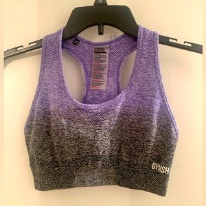 Gymshark Ombré seamless sports bra size small used no cup pads